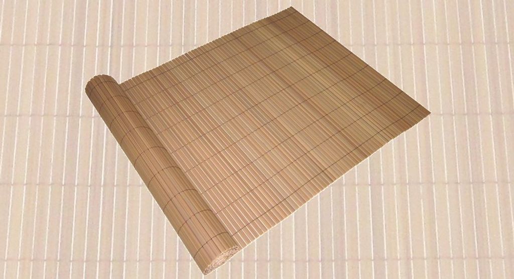 Sicht- u. Windschutz PVC 90x1000 cm braun Produktbild 