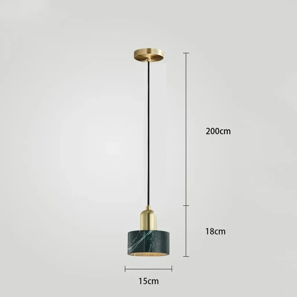 Lampe Suspendue Verte pour Cuisine et Bureau Design Moderne E27