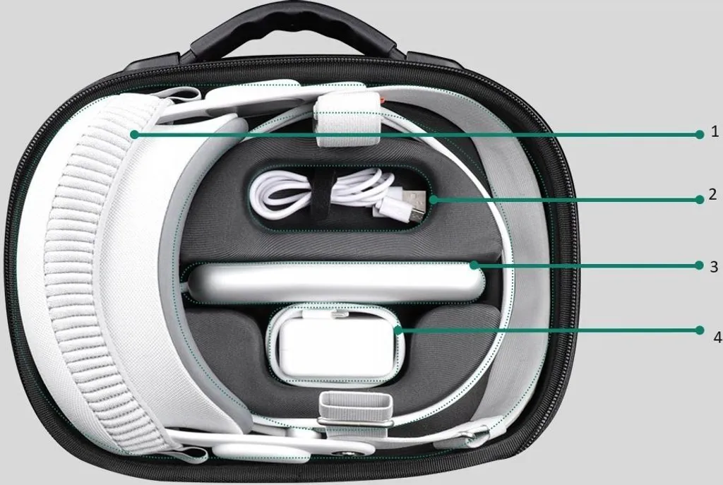 Étui Apple Vision Pro AP-BF44-D avec Coque Renforcée et Anti-Rayures