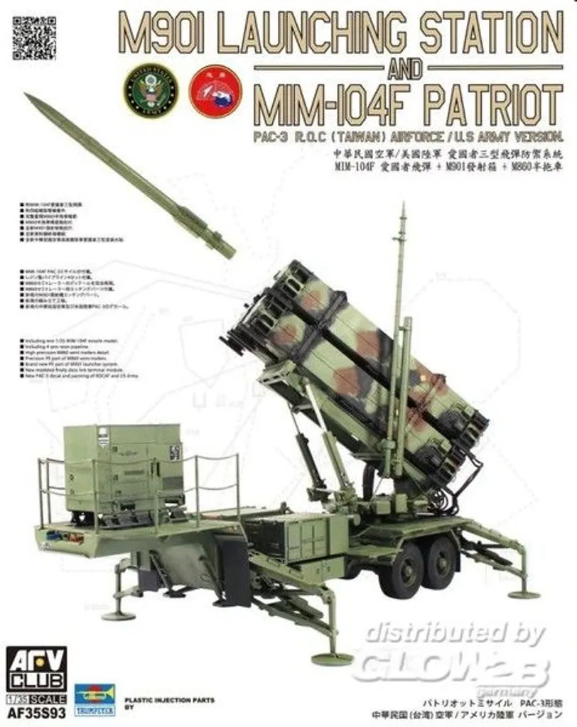 Modèle Réduit Station de Lancement MIM-104F Patriot PAC-3 1/35 AFV-Club