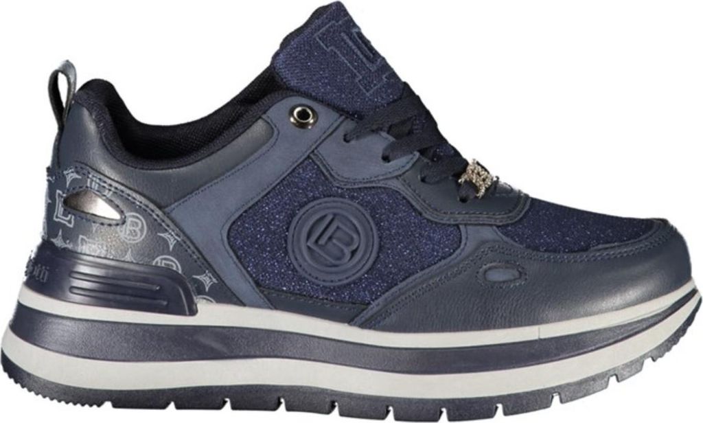 Elegante Damen-Sneaker in Blau mit Details und Applikationen