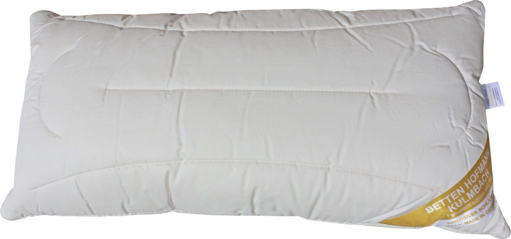 Merino Zirbenholz Kopfkissen 40x80 cm Zirbenkissen Wohlfühlkissen mit Zirbenduft