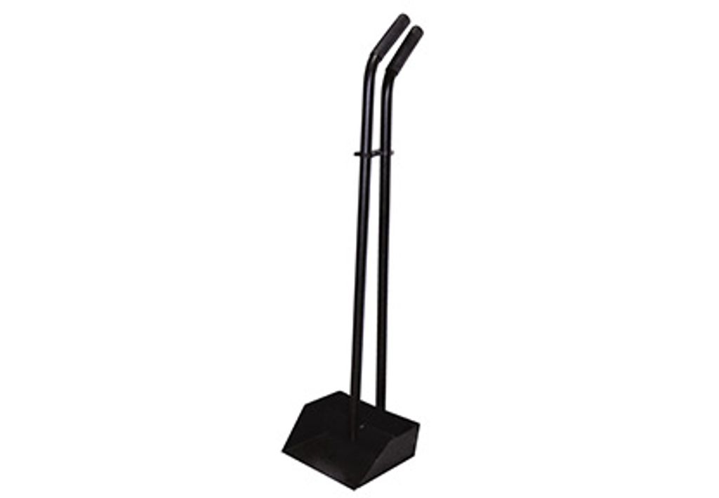 Hunde- und Katzenkot-Schaufel aus schwarzem Aluminium, sehr leicht, ergonomischer Griff.
