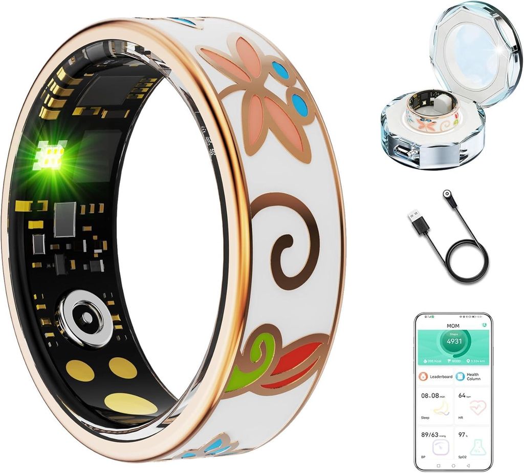 Inteligentný prsteň, fitness tracker (číslo 7) s Obrázok produktu 