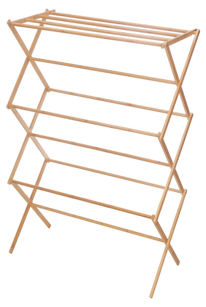 Drevený sušiak na bielizeň ZENWOOD, 76 x 36 x 111 cm Obrázok produktu 