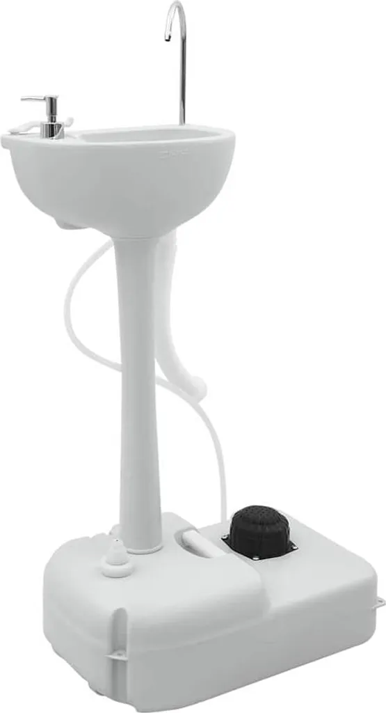 Station de lavage autonome 103 cm avec distributeur de savon pour jardin