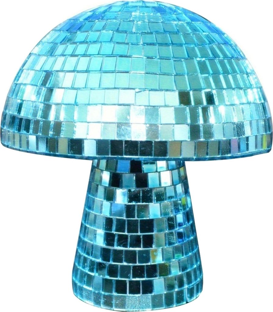 Party-Pilz-Diskokugel, Glitzerspiegel, Discokugel, Dekoration, retroreflektierende Disco-Fliesen, Pilz, Heimbars, Partys, Hochzeiten, Nachtclubs, O...