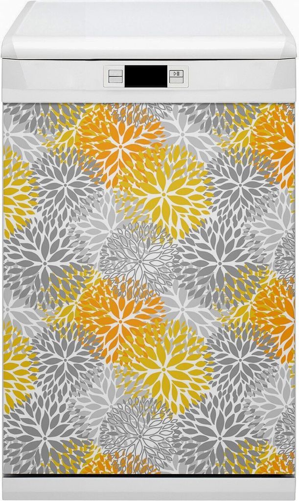 Abwaschbar 45x80 cm Geschirrspüle Magnetmatte Küche Dekorative - Chrysanthemen