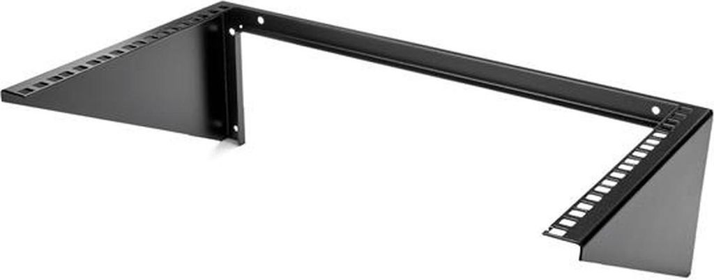 StarTech.com Vertikales Wandmontage Server Rack - 6HE - 6U - Wandmontiertes Regal - 90,7 kg - Schwarz - Stahl - offen