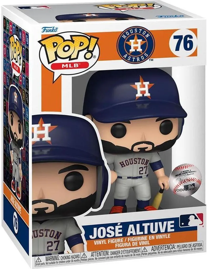 Figurine Jose Altuve #76 Houston Astros Funko Pop pour fan de baseball