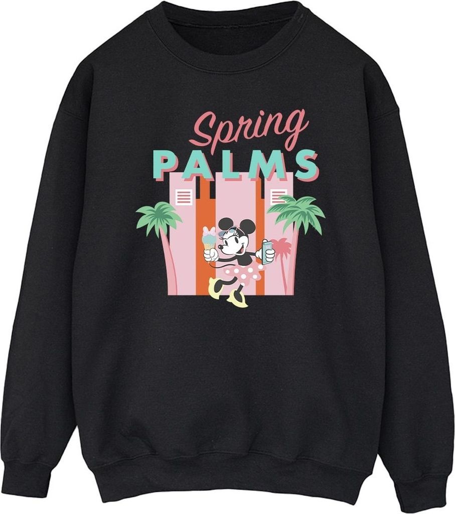 Disney - "Spring Palms" Sweatshirt für Herren BI39619 (L) (Schwarz)