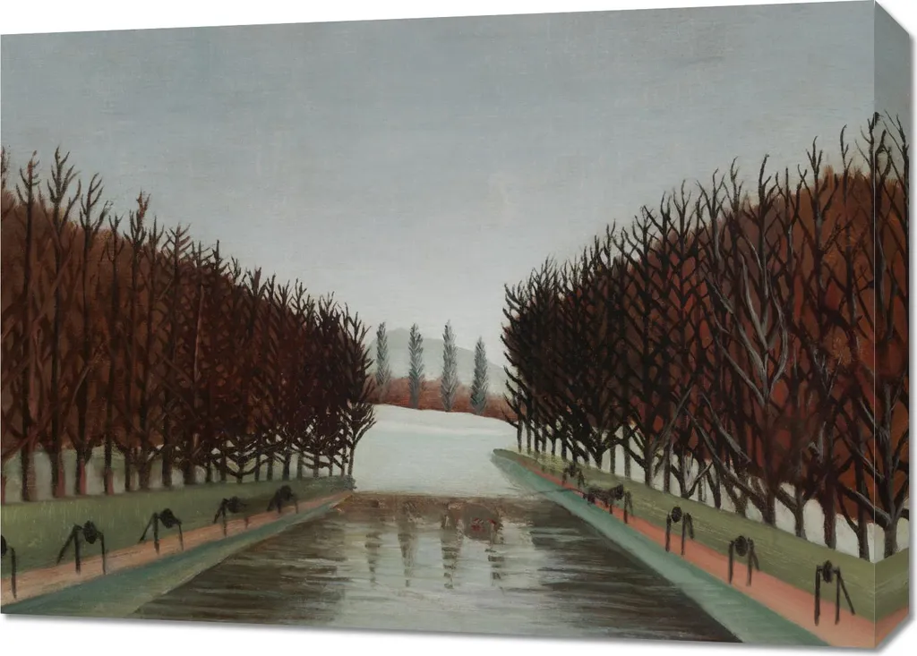 Tableau 70x50 Rousseau Le Canal : Évitez les Murs Vides avec Style