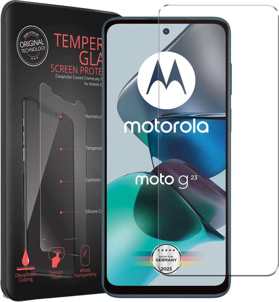 2-Pack Motorola Moto E13 - Gehärtetes Glas 9H