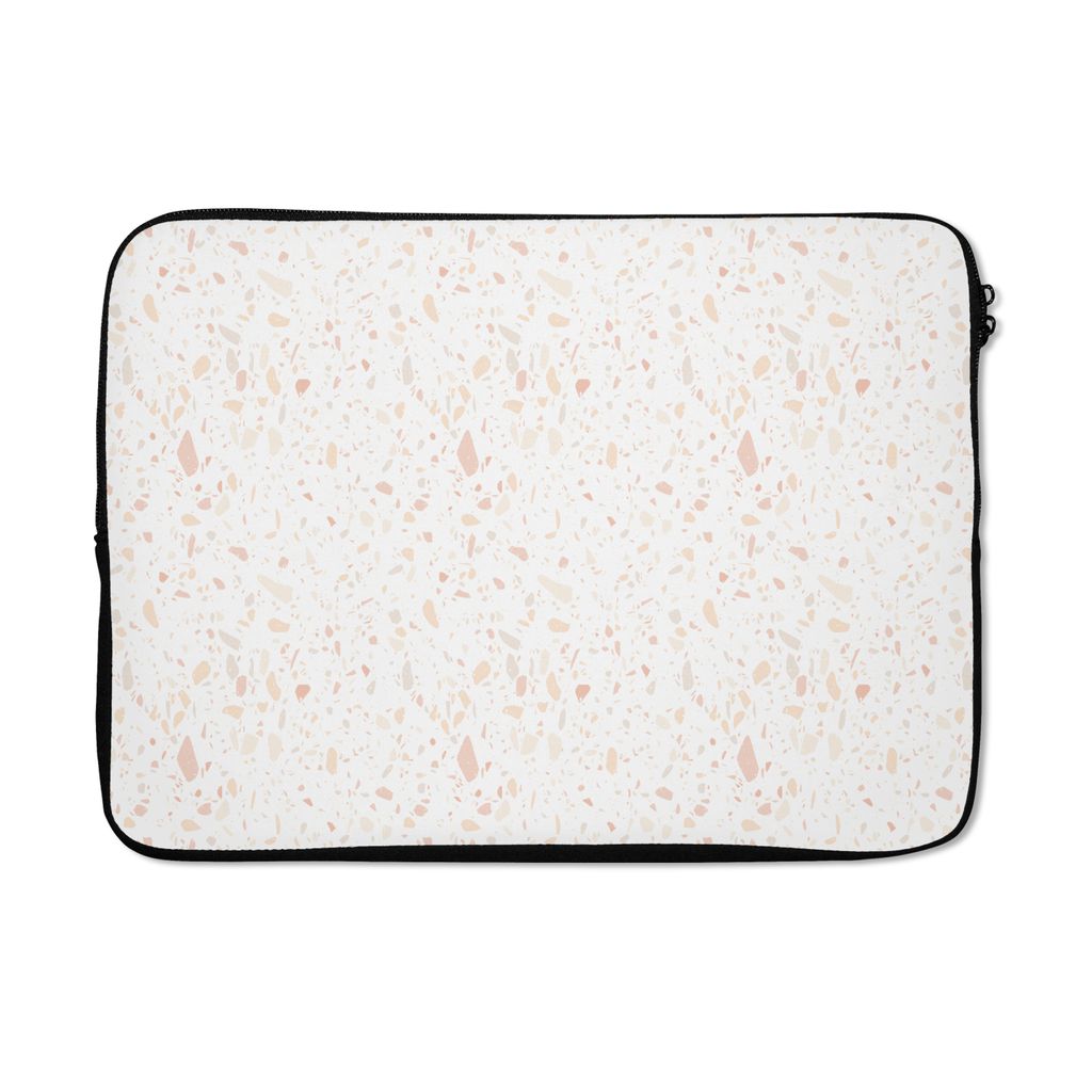 MuchoWow Laptop Hülle 14 ZollMuster - Terazzo - Textur Laptoptasche - Laptoptasche - Stoßsicher - Schutzhaube