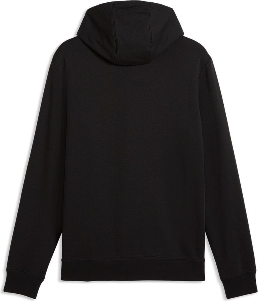 Aston Martin Formel 1 Kapuzenjacke Essential Puma, Offizieller F1 Fanartikel, Schwarze Zip-Jacke mit Aston Martin Logo, Hochwertiger Baumwoll-Polye...
