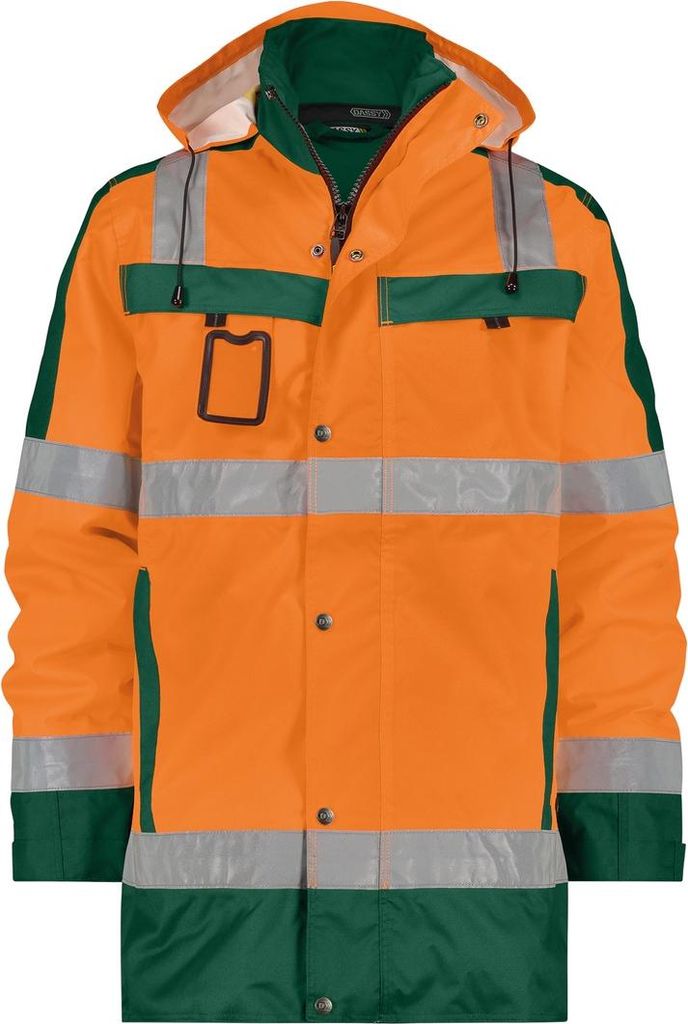 DASSY Warnschutzjacke LIMASOL Parka Gr. M orange/grün