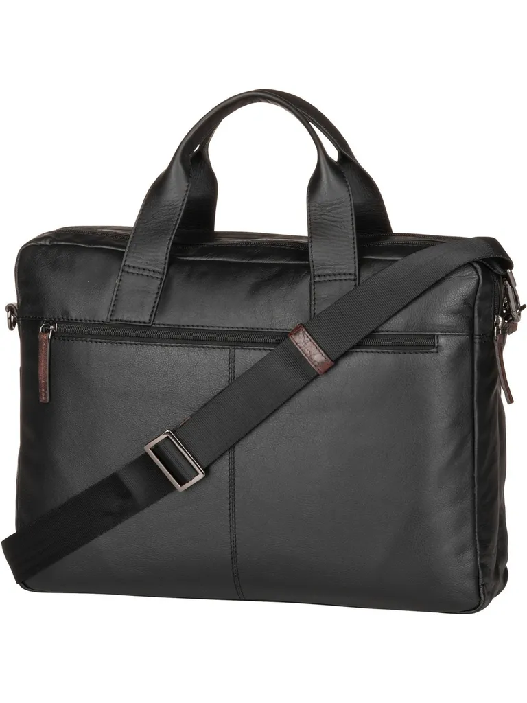 Porte-documents en cuir Bugatti Corso DeLuxe Large avec protection PC - 14