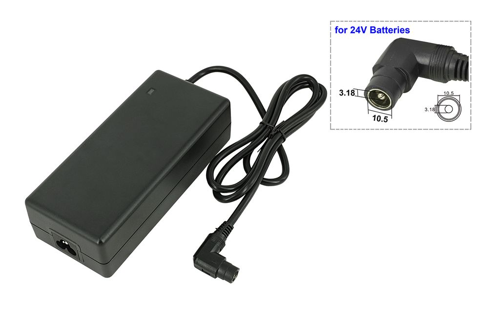 ładowarka 24 V RCA do rowerów elektrycznych Phylion Battery