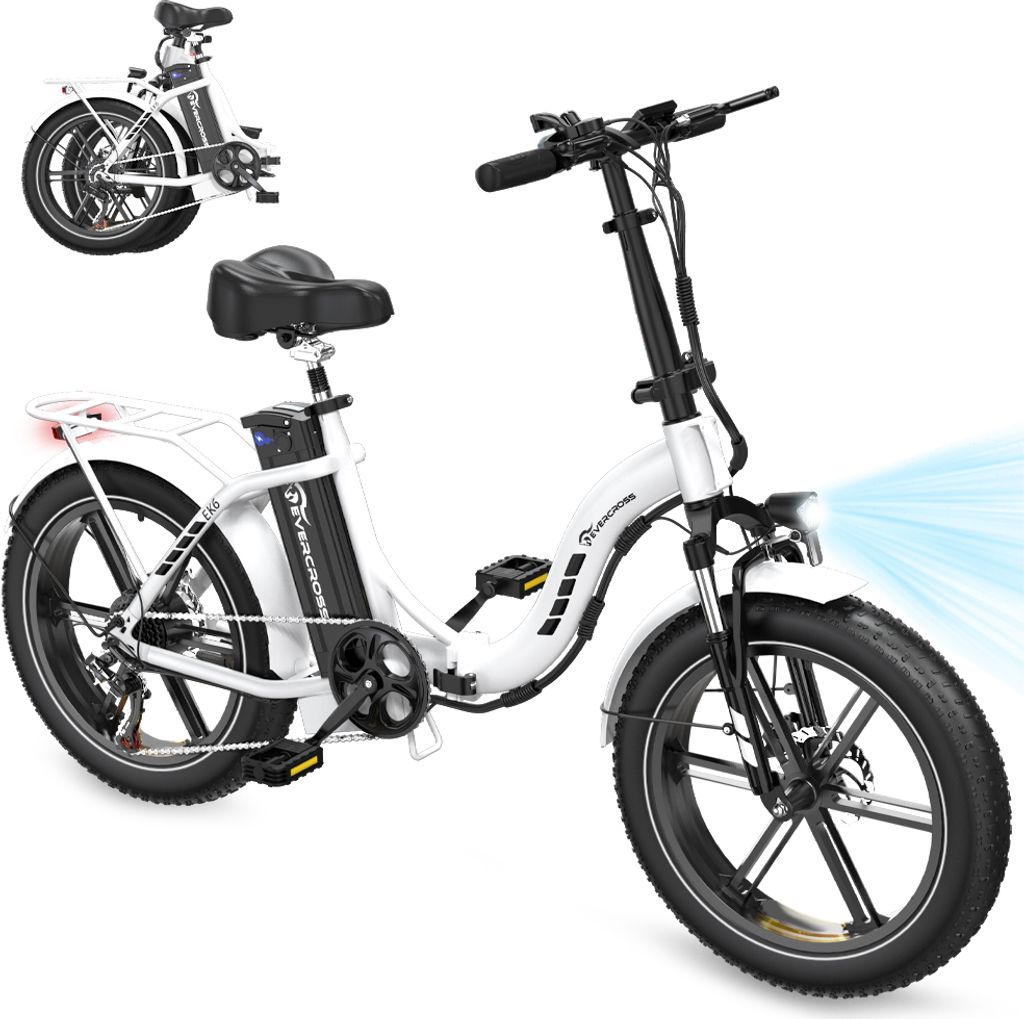 Evercross E-Bike 20" 7 Gang 48V/13Ah Elektrofahrrad Produktbild 1