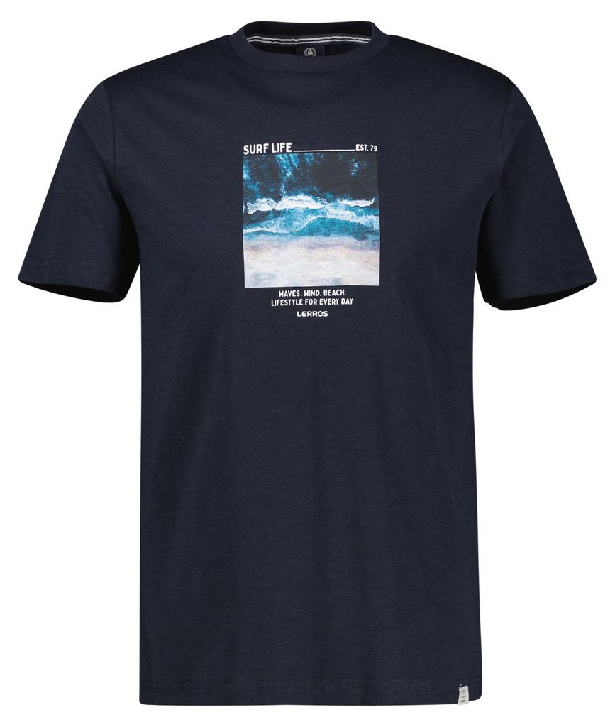 Lerros Moden GmbH T-SHIRT/SERAFINO 1/2 ARM CLASSIC NAVY 3XL