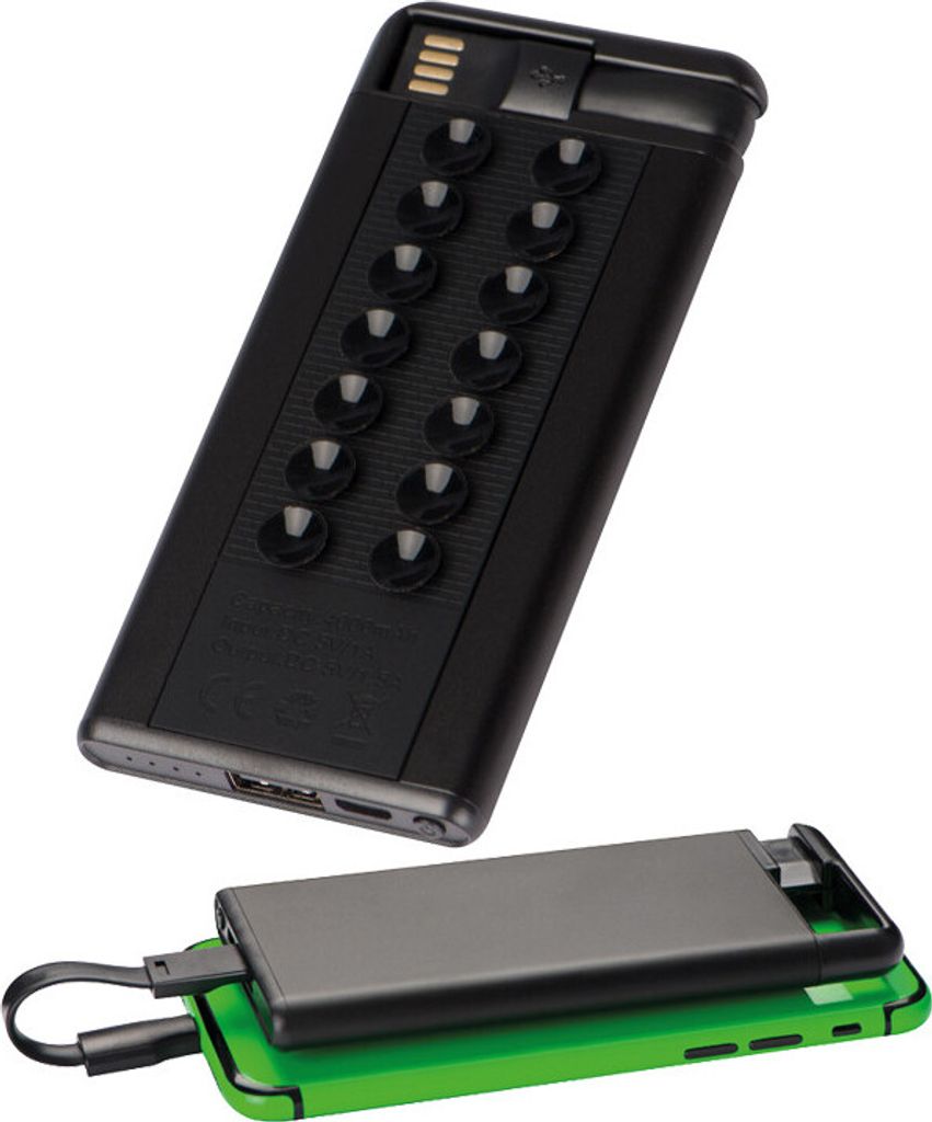 Powerbank / Leistung von 4000 mAh / mit Saugnäpfen / Farbe: Produktbild 