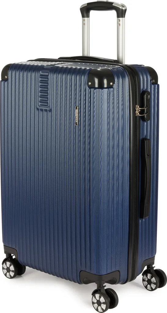 Valigia Grande BRUBAKER London Blu - Offerta Trolley Rigido L