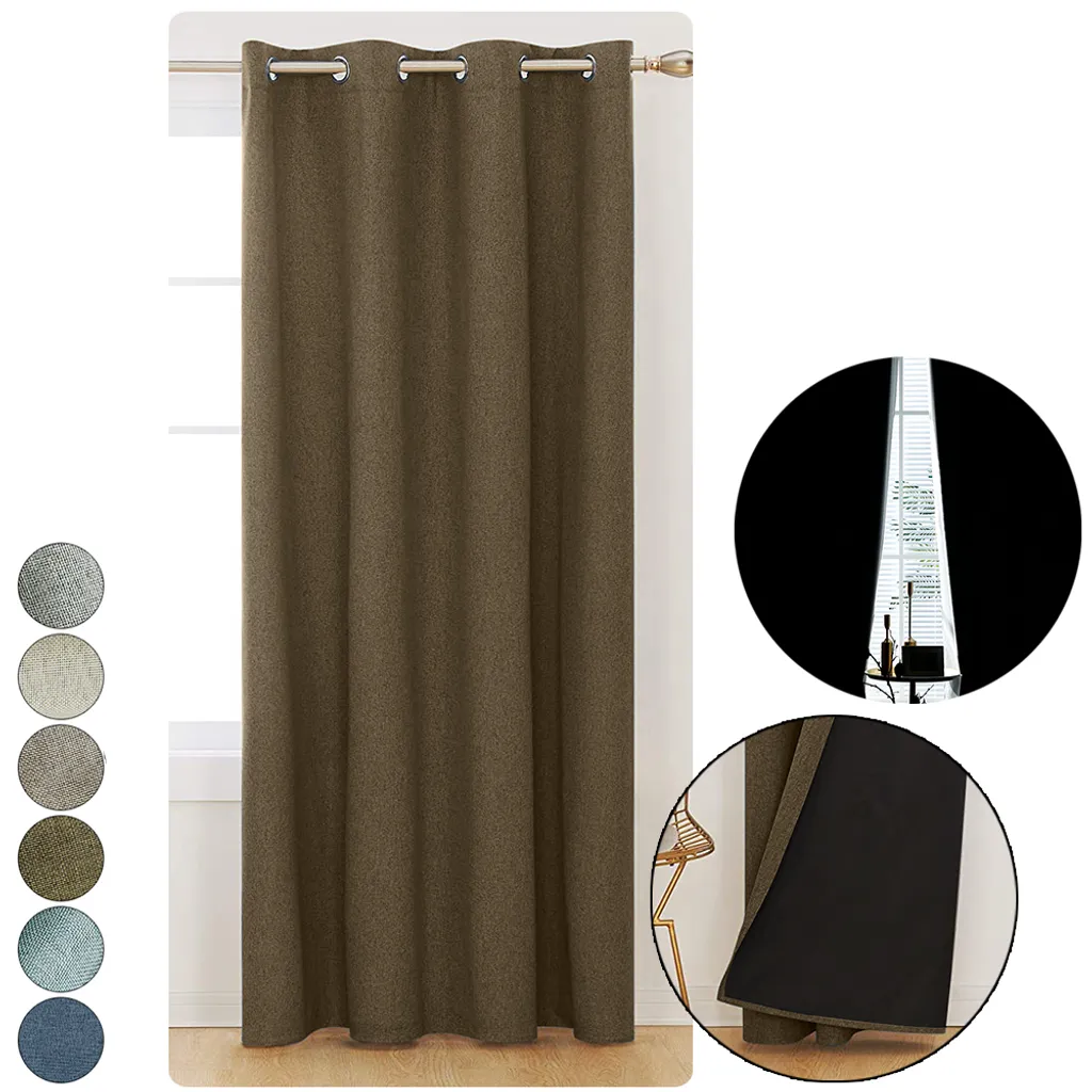 Tenda oscurante Slate grigio, occhiello 140x245 cm | Leroy Merlin