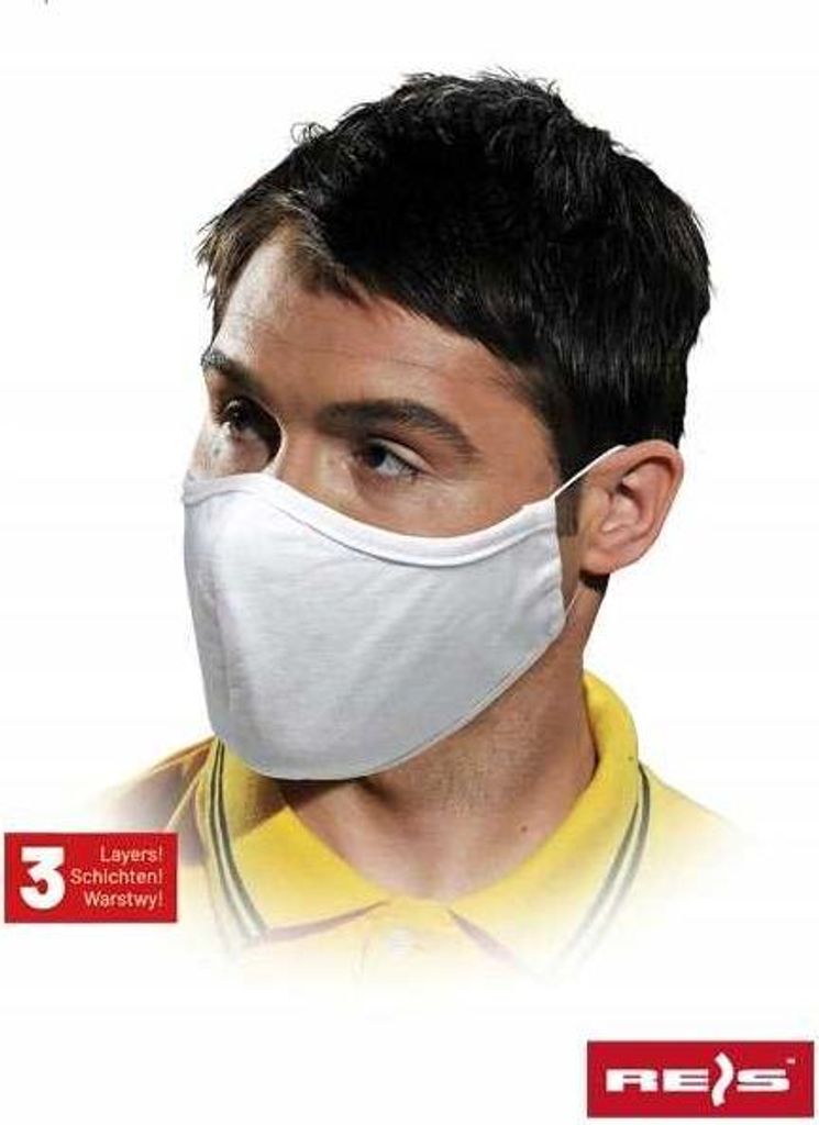 3-lagige wiederverwendbare Maske 100% Baumwolle, nicht Produktbild 