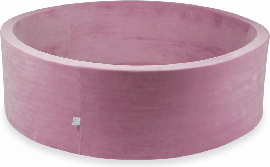 Trockenpool 130x40cm Velvet Soft Pink ohne Bälle