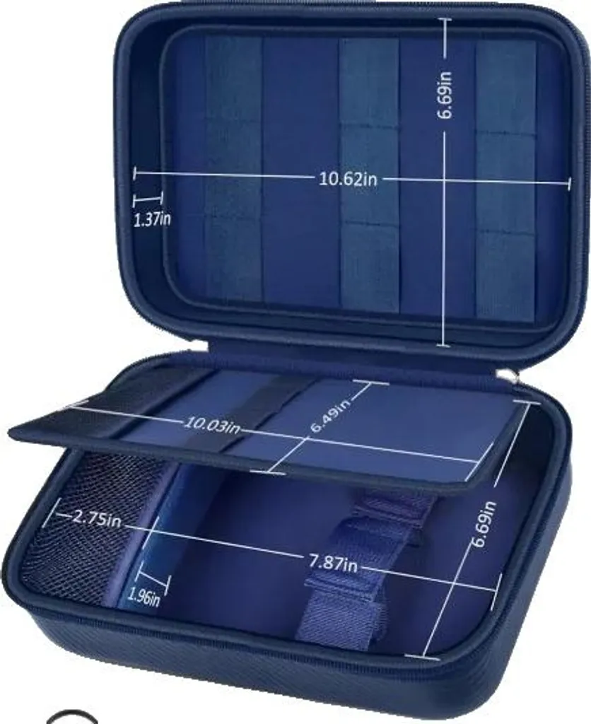 Offerta Borsa Barbiere Blu Intenso: Porta Tagliacapelli Portatile