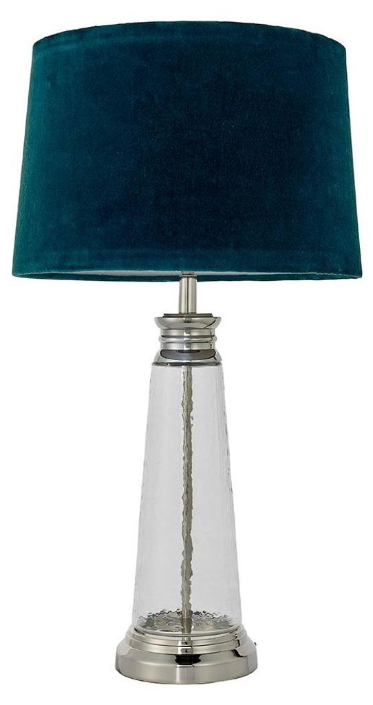 Lampa stołowa WINSLET turkusowa 1xE27x20W szkło Zdjęcie produktu 