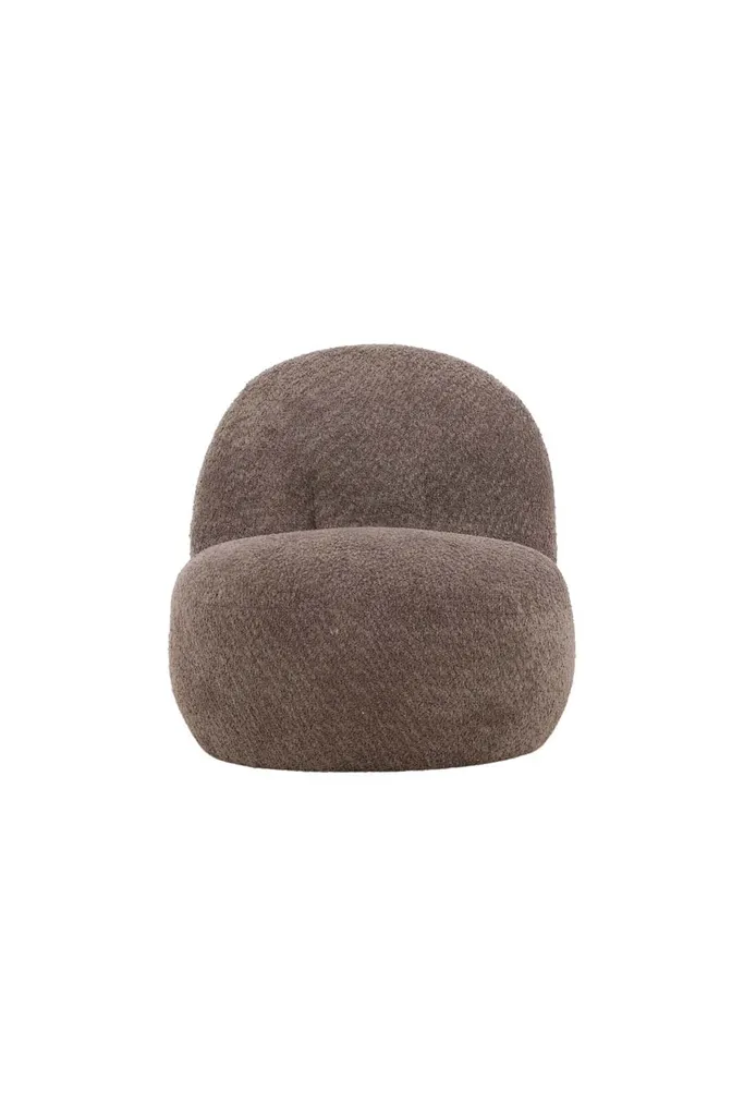 Petite Chaise d'accentuation Marron Omaha pour Gagner de la Place au Salon