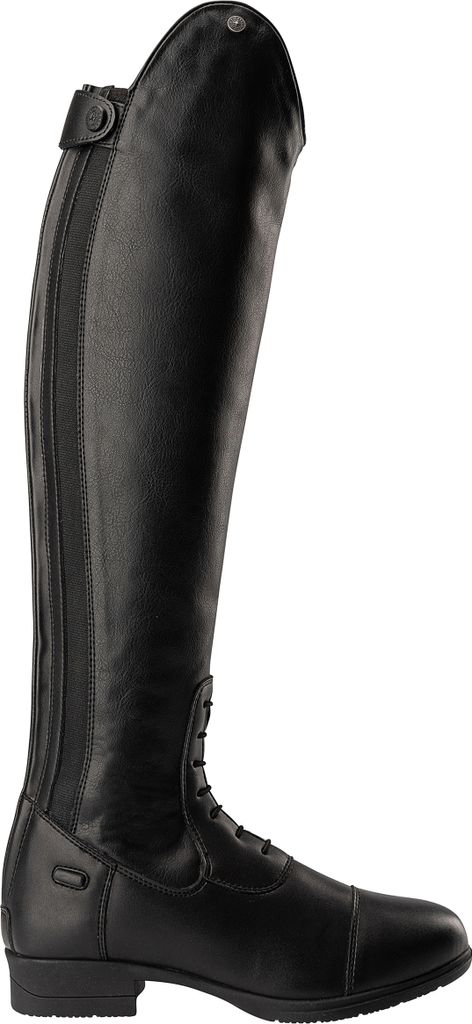 Suedwind Damen Reitstiefel Nova Tall Vegan Kunstleder black, Schuhgröße:39 X-Wide