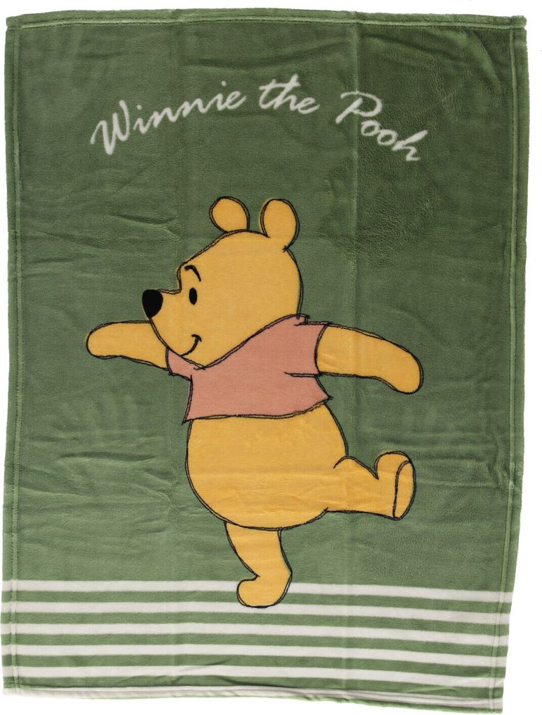 Winnie Polyurethander Bär Korallen Babydecke Weiche Fleecedecke für Babys 100 x 75 cm