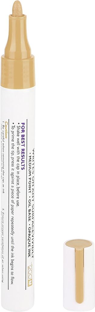 1 Stück Wasserfeste Professionelle Auto Bleistift Reifen Farbe Stift Mark Stifte (gold)