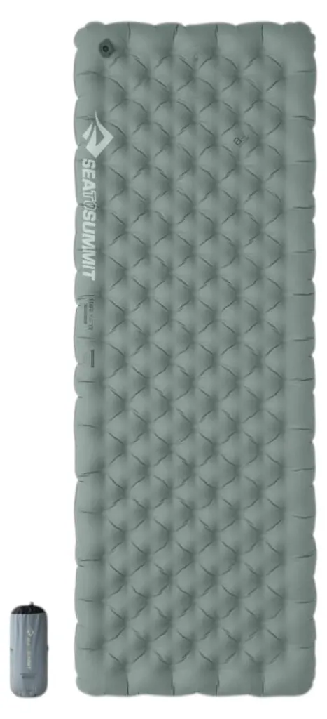 Matelas de sol gonflable isolé Ether Light XR rectangulaire large gris