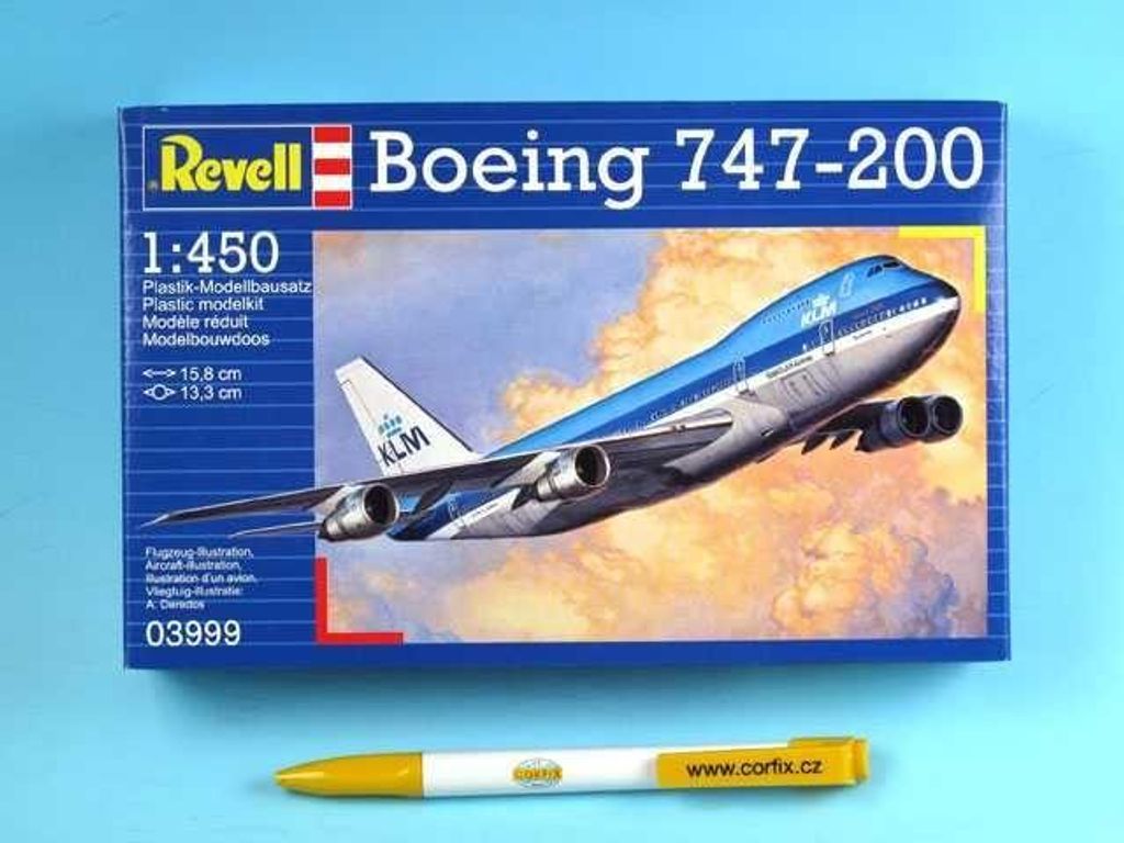 03999 - Revell, Boeing 747-200, escala 1:450 Imagen del producto 