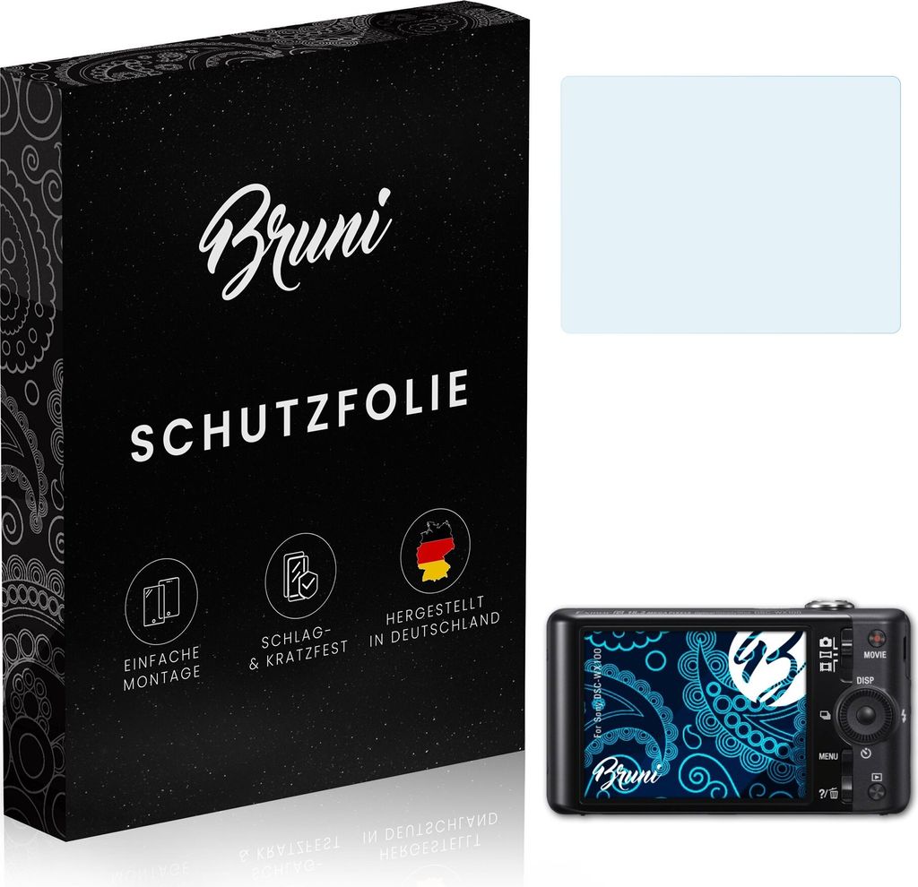 atFoliX 4054274693211, Transparent, Sony, DSC-WX100, Klare Bildschirmschutzfolie, Kratzresistent, Glänzend