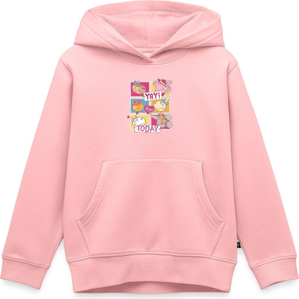 Spreadshirt Peppa Wutz, Pedro, Molly, Luisa, Luzie & Emily Kinder Premium Hoodie, 146/152 (10 Jahre), Rosa