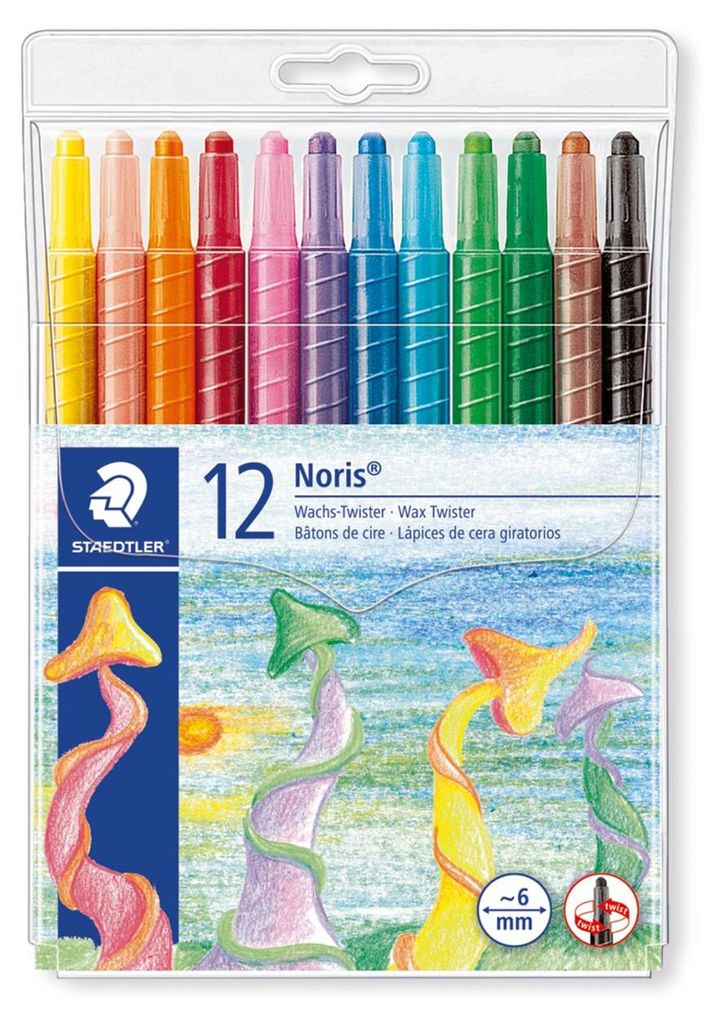 STAEDTLER® 221 NWP12 Matita a cera Twister Noris, 12 pezzi Immagine del prodotto 