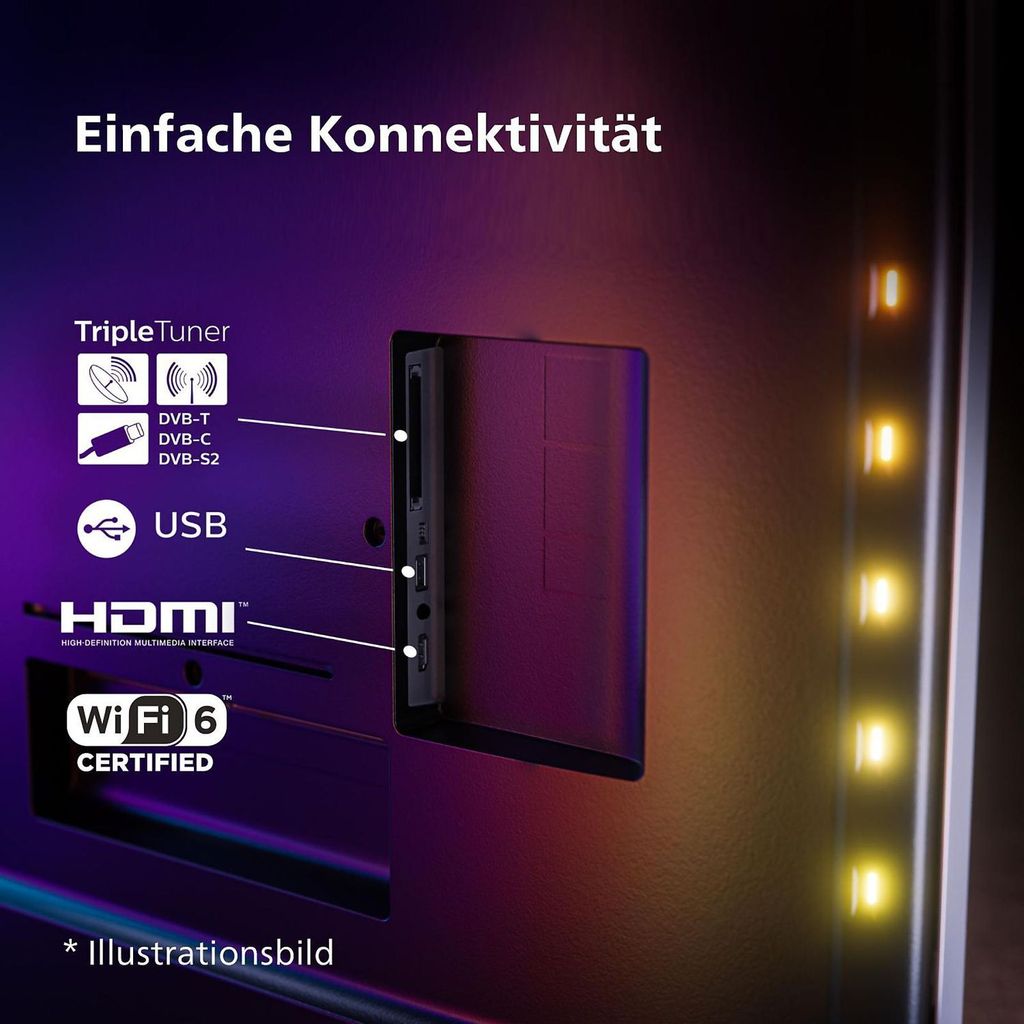 Philips 65OLED908/12 OLED TV Flat 65 Zoll 164 cm UHD 4K Obrázek produktu 10