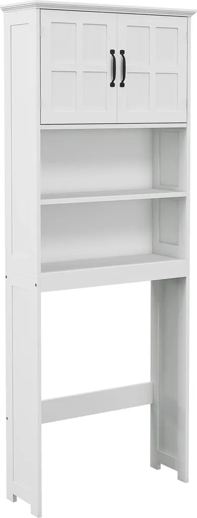 Armoire de toilette blanche pour optimiser le rangement des WC exigu