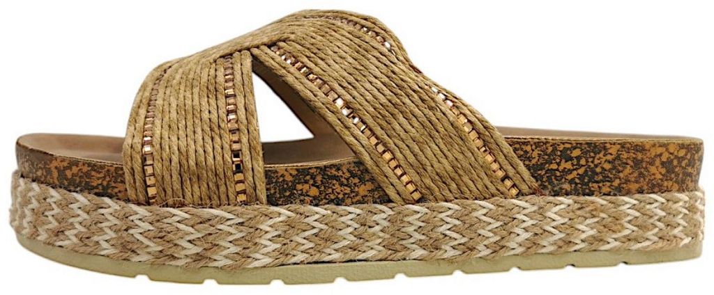 Post Xchange Damenschuhe Pantolette Braun Freizeit, Schuhgröße:36 EU