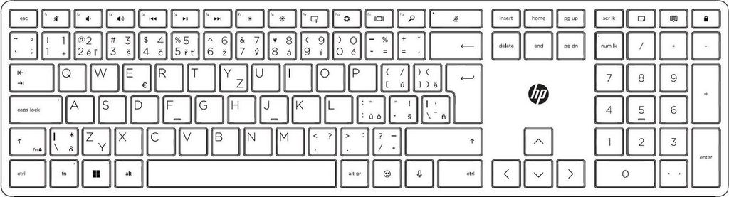 HP 230 - Tastatur-und-Maus-Set - kabellos - Deutsch