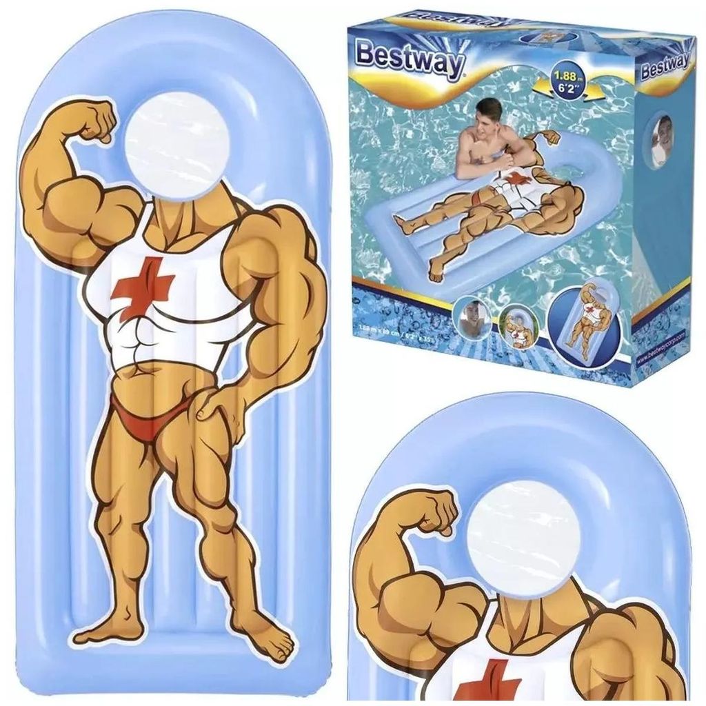 Bestway 43421, Modrá, Plávajúce matrace, Obrázok, PVC, Obrázok produktu 