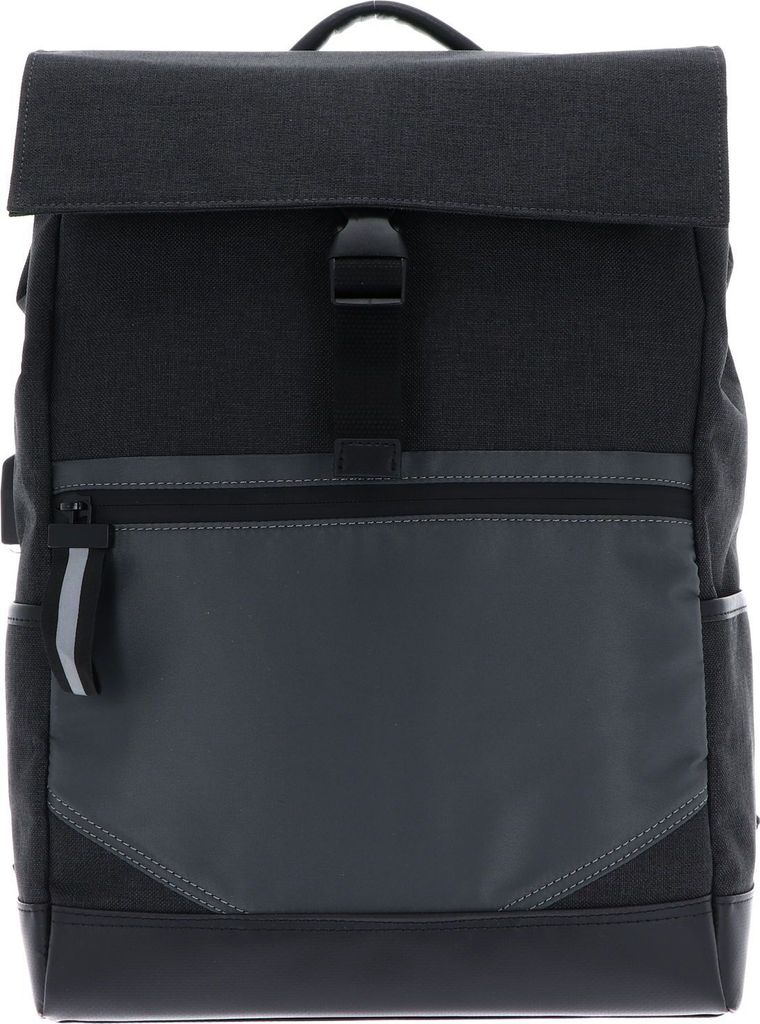 PICARD Laptoprucksack Rucksack mit Laptopfach Speed Backpack Black dunkelgrau