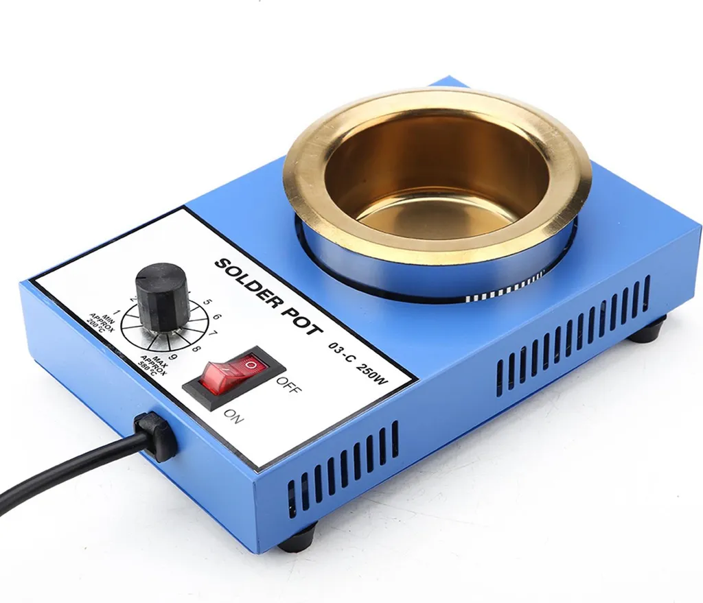 Pot de soudure pour composants electroniques et etamage de cables - 3