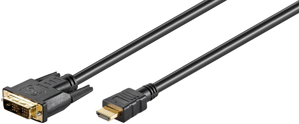 Goobay 51881, 1,5 m, HDMI, DVI-D, Samec, Samec, Přímý Obrázek produktu 