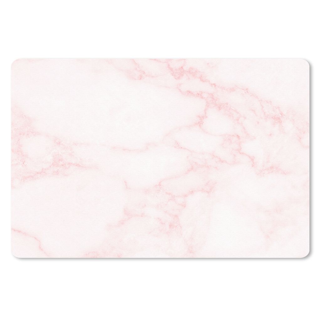 MuchoWow Mauspad Mousepad Marmor - Textur - Rosa - Schick 27x18 cm - Mousepads - Maus Mat - Pad - Mausunterlage - Büroartikel - Desk Matten