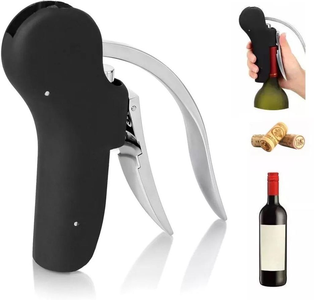 Korkenzieher mit Hebel Weinöffner mit Folienschneider Profi Sommelier – Edelstahl